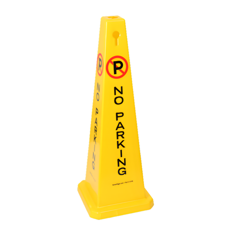Base Guard No Parking Safety Cone on white background