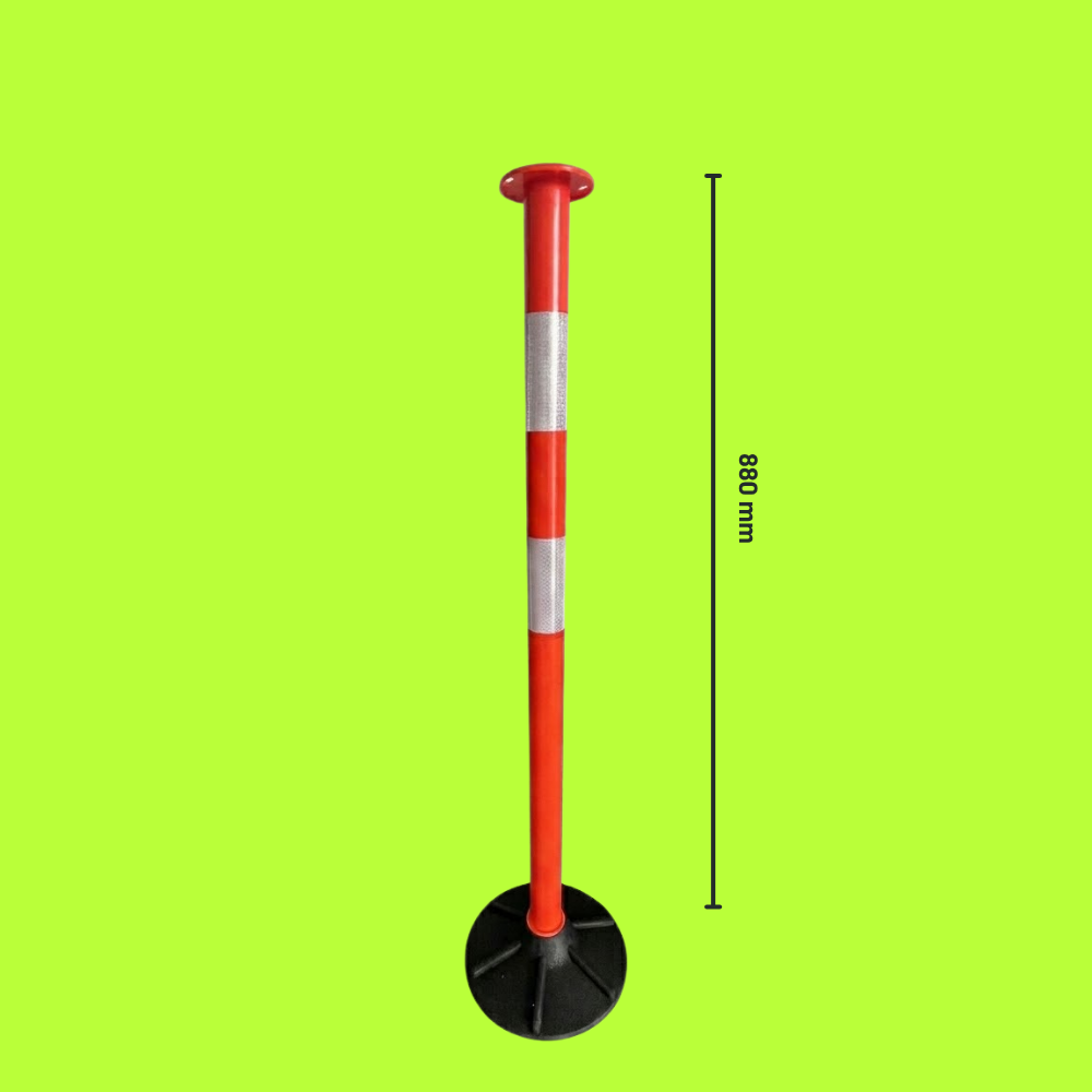 Base Guard Portable Warning Post with Weighted Base