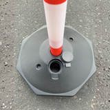 Base Guard Portable Warning Post with Weighted Base
