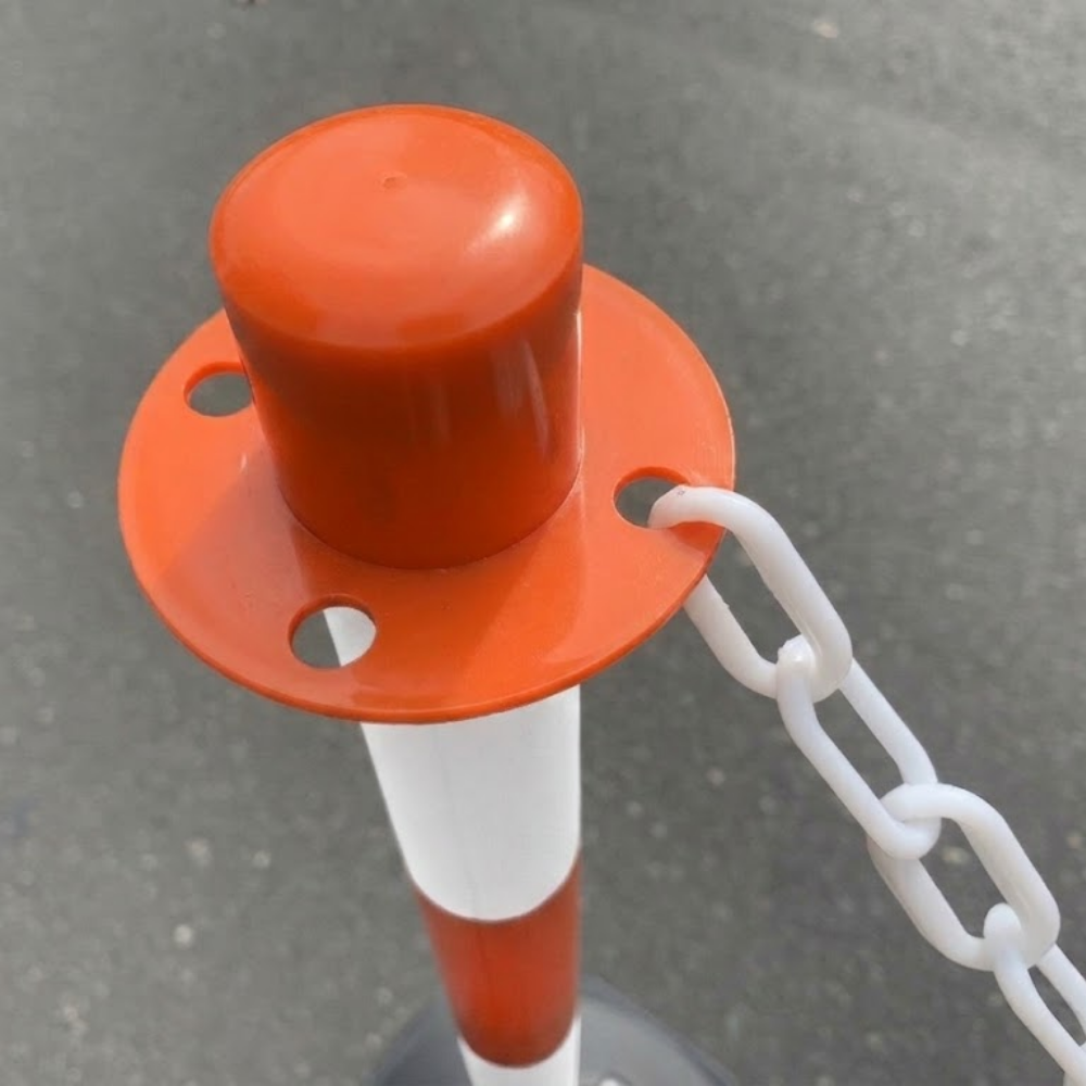 Base Guard Portable Warning Post with Weighted Base