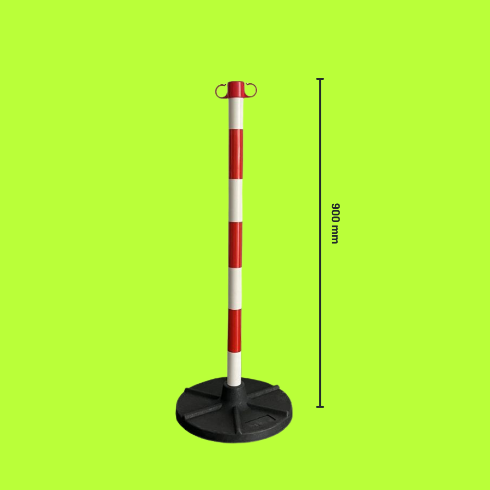 Base Guard Portable Warning Post with Weighted Base