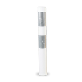 White Base Guard Reflective Parking Bollard 