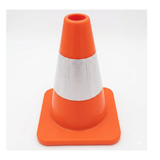 Base Guard Reflective Traffic Cone on white background