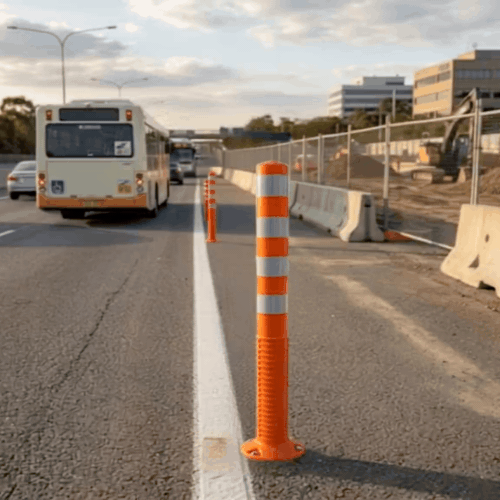 Base Guard TPU Flexible Warning Post Bollard