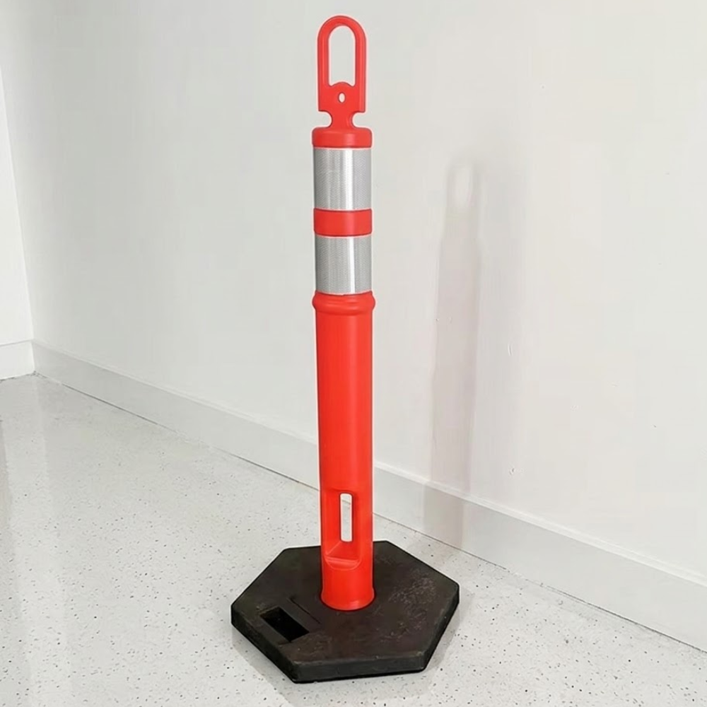 Base Guard Traffic Delineator Post with Weighted Base