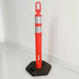 Base Guard Traffic Delineator Post with Weighted Base