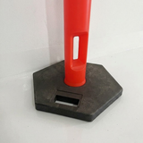Base Guard Traffic Delineator Post with Weighted Base