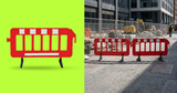 Base Guard Water Filled Plastic Safety Barrier