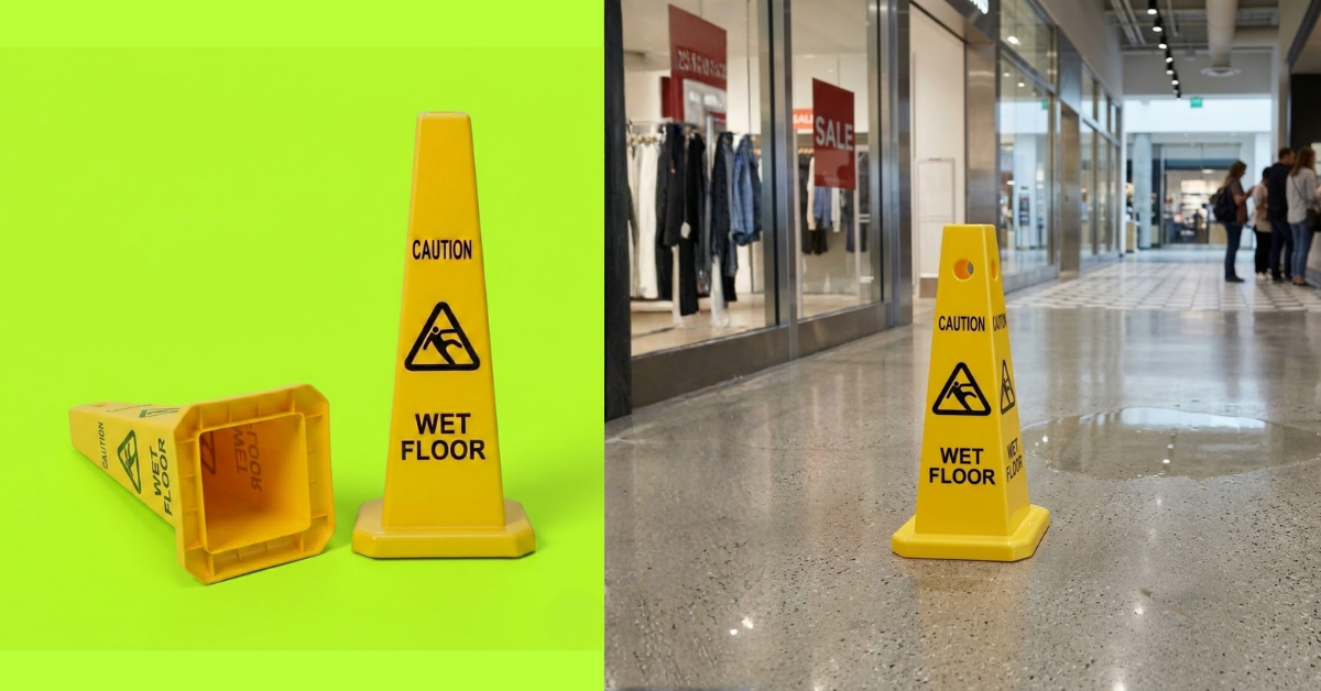 Base Guard Wet Floor Caution Cone