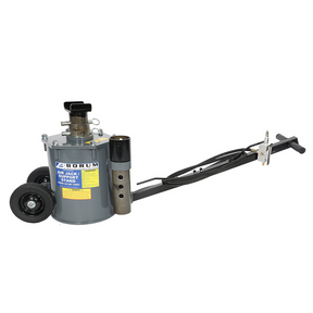 Borum Air Jack/Support Stand 10T Capacity - full air jack on white background, handle extended