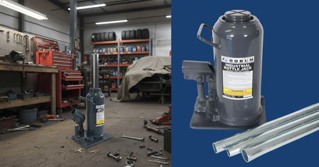 Borum Industrial Hydraulic Bottle Jack - 30 Tonne Capacity