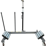 Borum Industrial Hydraulic Steel Wheel Dolly - 1200kg Capacity