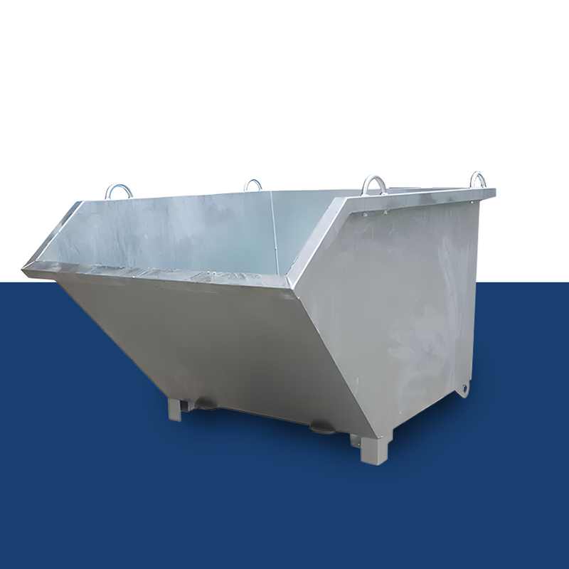 DHE Self-Dumping Waste Tipping Bin – Ramp Champ