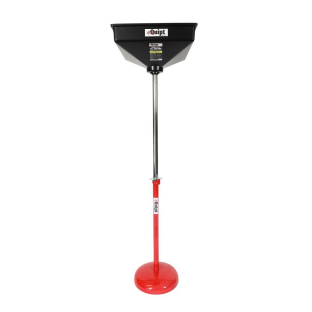 Front view of eQuipt 20L Under Hoist Oil Drainer