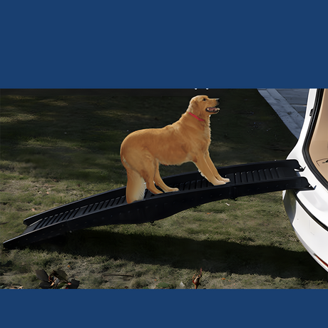 Furtastic 152cm Portable Dog Pet Ramp - Black