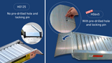 Heeve 4-Tonne 1.2m x 380mm Aluminium Loading Ramps