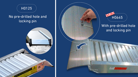 Heeve 4-Tonne 1.2m x 380mm Aluminium Loading Ramps
