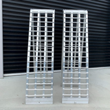 Heeve 2.3m x 680kg Heavy-Duty Curved Folding Aluminium Ramp