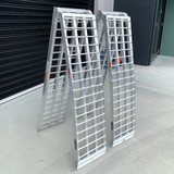 Heeve 2.3m x 680kg Heavy-Duty Curved Folding Aluminium Ramp