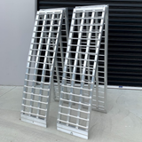 Heeve 2.3m x 680kg Heavy-Duty Curved Folding Aluminium Ramp
