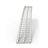 Heeve® 250kg 2.23m x 300mm Curved Non-Folding Aluminium Loading Ramp on white background