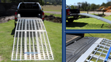 Heeve 3m Aluminium Curved Folding Heavy-Duty 3-Pc Loading Ramp Bundle