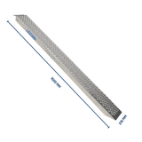Heeve® 400kg Straight Non-Folding Aluminum Loading Ramp  with dimensions labeled on a white background