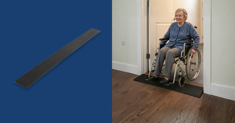 Heeve 900mm Solid Rubber Door Ramp