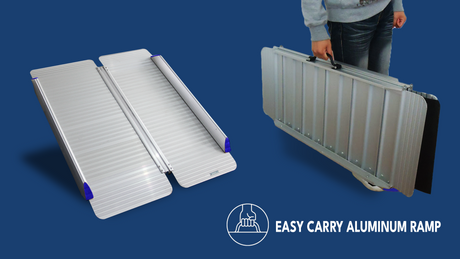 Heeve Deluxe Folding Aluminium Wheelchair Ramp