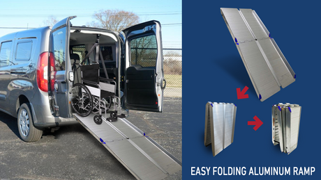 Heeve Deluxe Multi-Fold Aluminium Wheelchair Ramp