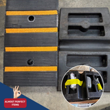 Heeve® Driveway Rubber Kerb Ramp Bend for Curved Rolled-Edge Kerb