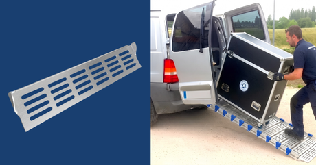 Heeve EasyRoll Modular Aluminium Rolling Ramp Approach Plate
