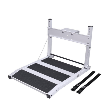 Heeve® Folding Aluminium Dog Water Ramp for Boats & Docks on white background