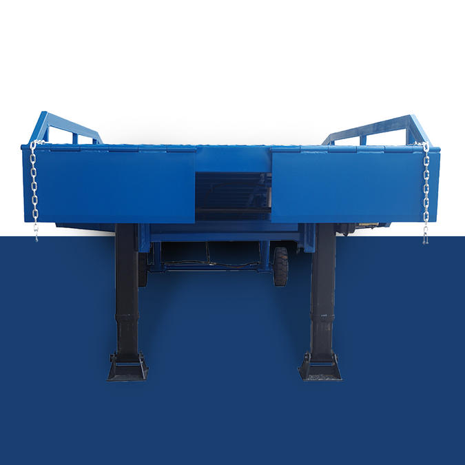 Heeve Forklift Dock Ramp/Yard Ramp with Grated Surface - Hydraulic ...
