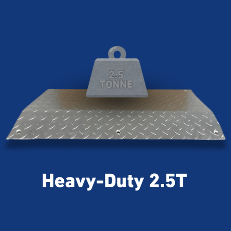 Heavy-Duty Driveway Plate with 2.5T Capacity - Built to withstand heavy vehicles with a 2.5-tonne capacity.