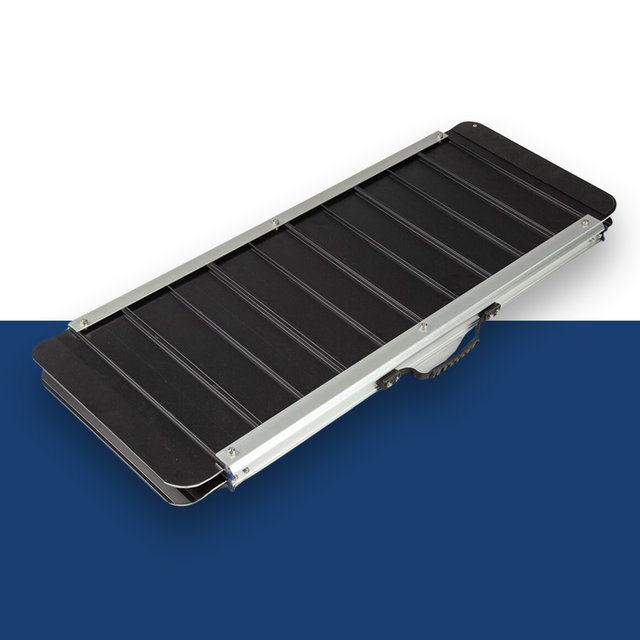 Heeve® Single Fold Wheelchair Ramp with Polyester Resin Surface – Ramp ...