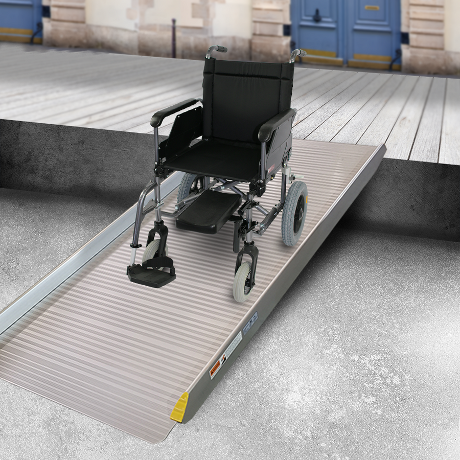 Heeve Solid Non-Folding Aluminium Wheelchair Ramp – Ramp Champ