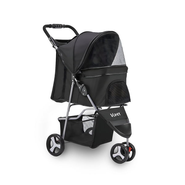 dog stroller 3 wheel i.Pet 3-Wheel Foldable Pet Stroller