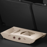 Pet ramp with bone and paw print designs on a black background