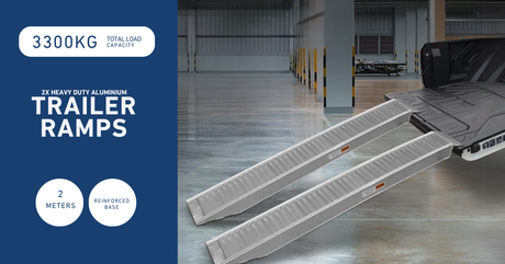Kartrite 3.3-Tonne 2m Heavy Duty Aluminium Loading Ramps - Pair