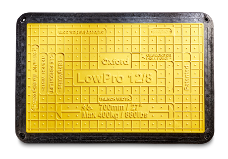 Oxford Plastics LowPro 12/8 trench cover seen from above