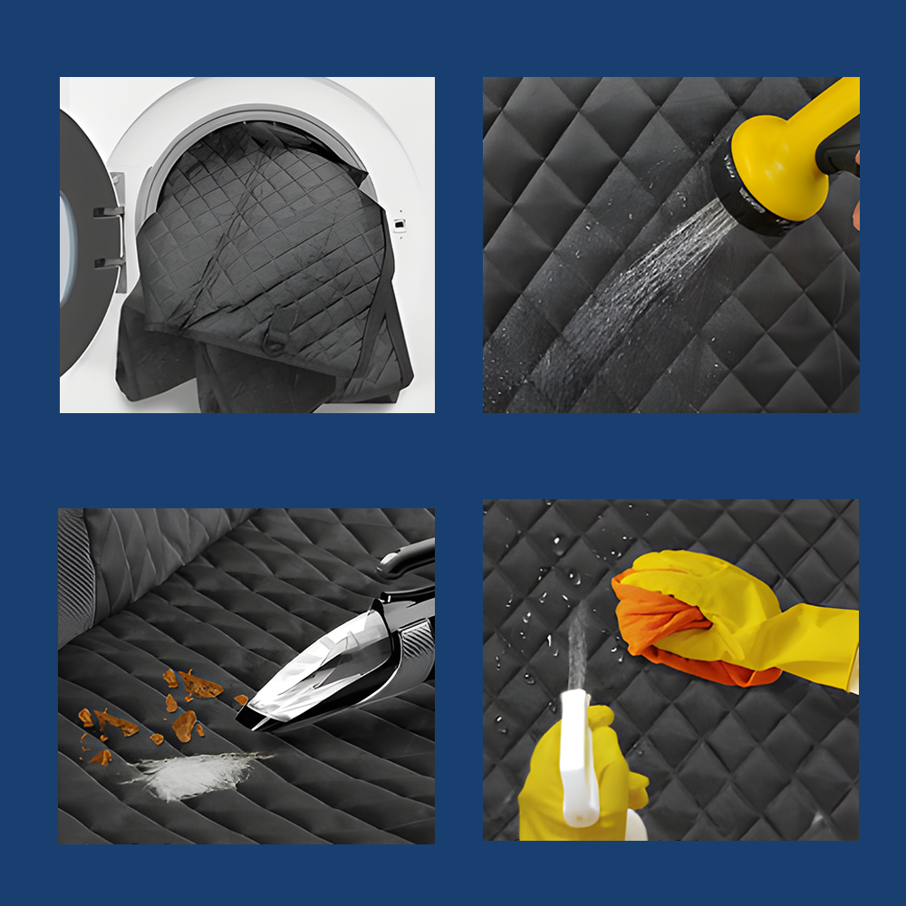 cleaning New Aim Premium Car Back Seat Protector Cover Hammock Type Zipper Mat