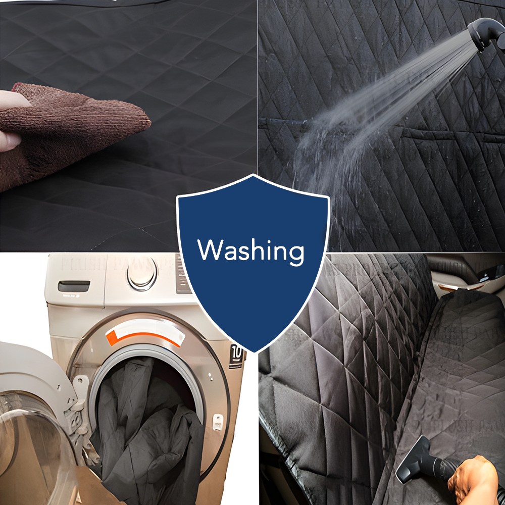 washing New Aim Premium Car Back Seat Protector Cover Hammock Type Zipper Mat