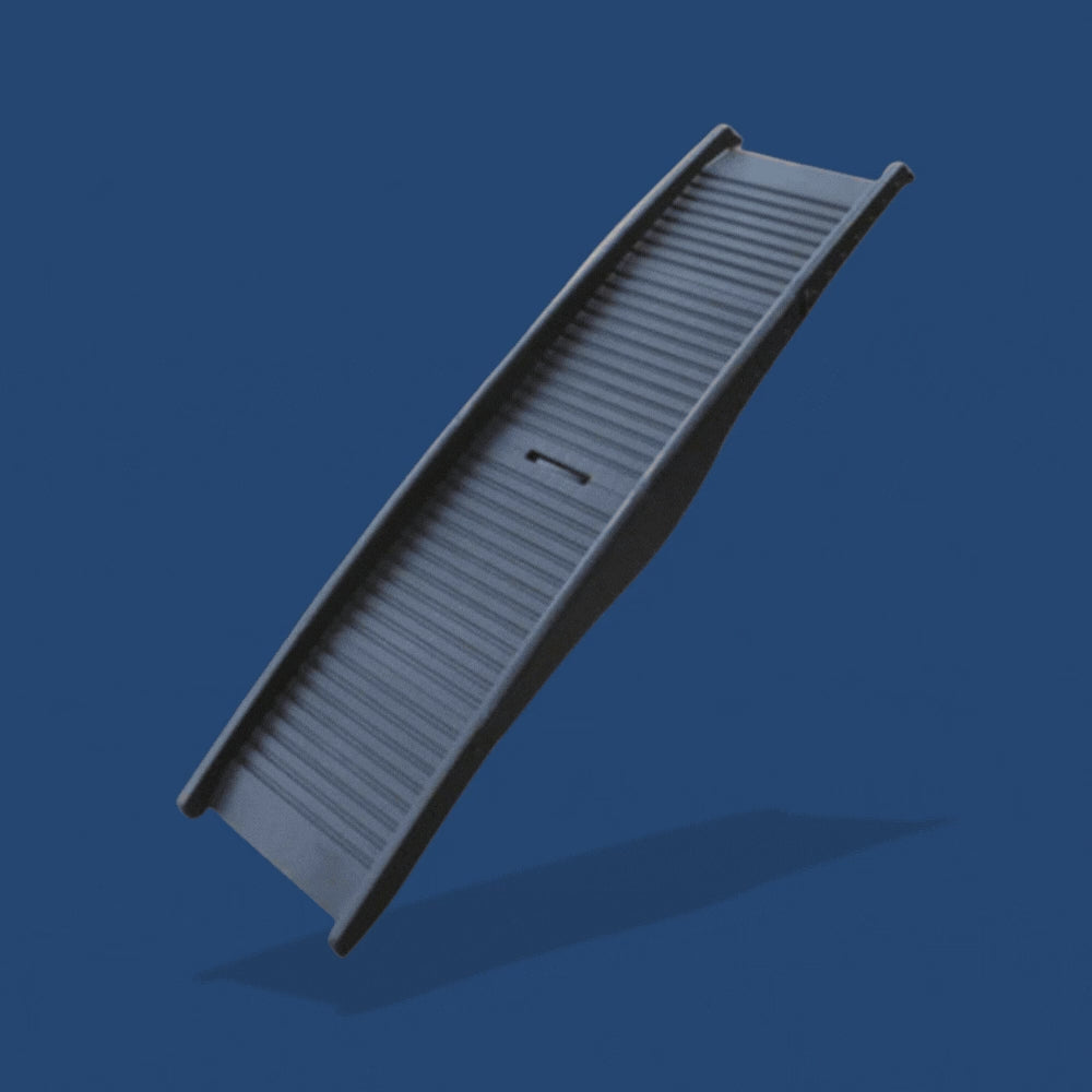 YES4PETS Portable Folding Dog Ramp with Carry Handle - Black - video