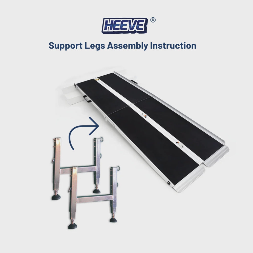 Heeve Aluminium Multi-Fold Wheelchair Ramp
