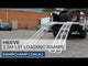 Heeve 2.3m x 680kg Heavy-Duty Curved Folding Aluminium Ramp - video