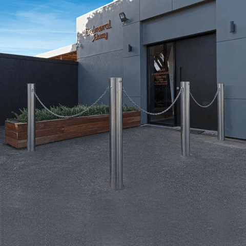 Barrier Group Architectural Designer Bollard - Stainless Steel – Ramp Champ