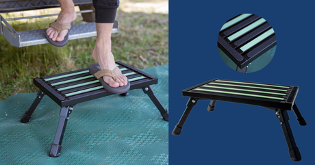Supex 150kg Compact Folding Aluminium Caravan Step