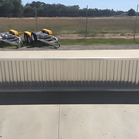 outdoor field location and the Sureweld 2.7m x 720mm 300kg Aluminium Removalist Walk Ramp
