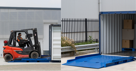 Troden 10-Tonne Extra Long Steel Container Ramp